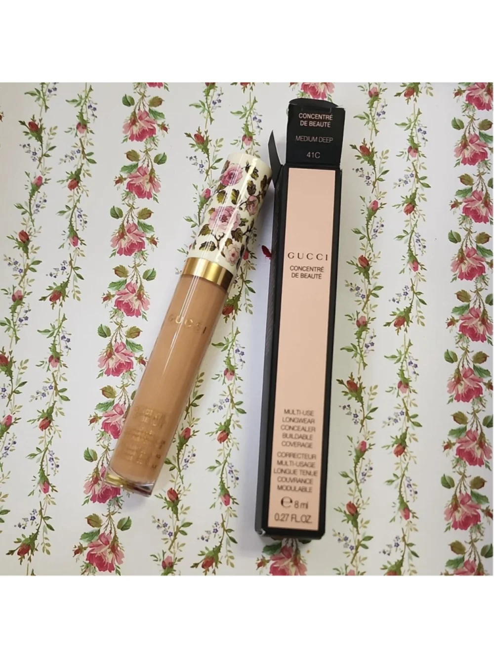 Gucci Concentre de Beute Concealer in shade 41C Medium Deep #gucci #concealer
